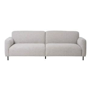 Salvador 3 Personers Sofa - 3 Personers Sofa, Bouclé, Lysegrå Hn1253