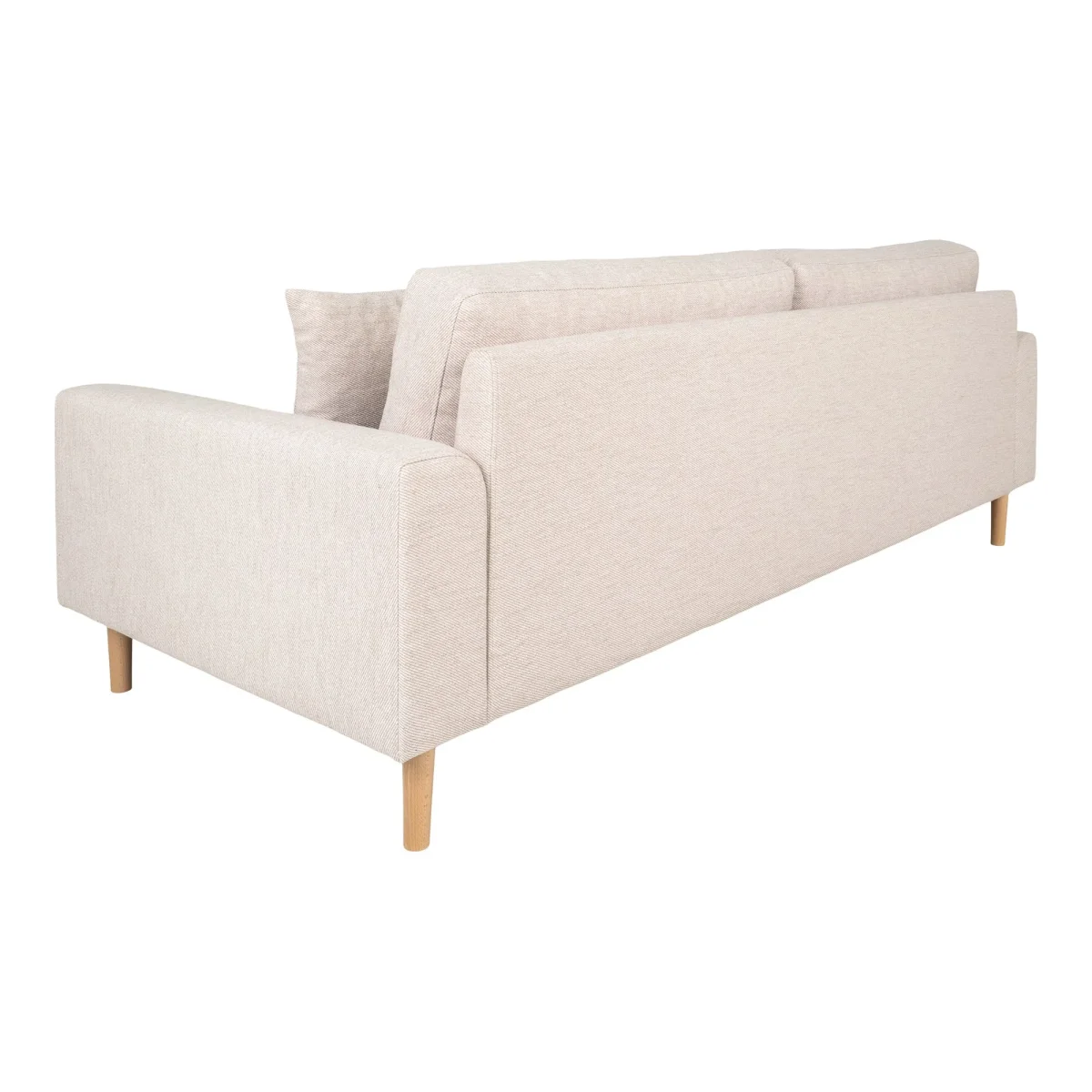 Lido 3 Personers Sofa - 3 Personers Sofa, Sand Med To Puder Og Natur Træben Hn1050 - Billede 4