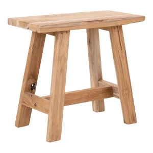 Barcelona Bænk - Bænk, Teak, Natur 50X25X45 Cm
