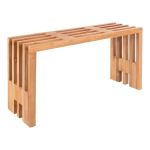 Benidorm Bænk - Bænk, Teak, Natur 90X30X49 Cm