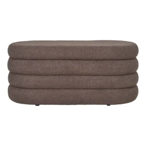 Dartford Bænk - Bænk Med Opbevaring, Teddy, Brun 103X45X44 Cm, Hn1238