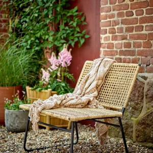 Bloomingville - Vallone Loungestol Polyrattan Natur 79 cm, 2 stk