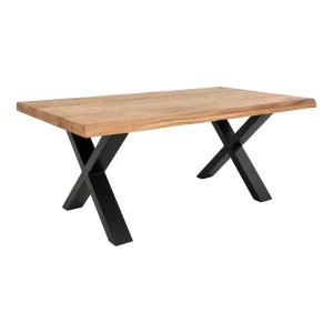 Toulon Sofabord - Sofabord Med Bølget Kant, Egetræ, Natur 70X120X50 Cm