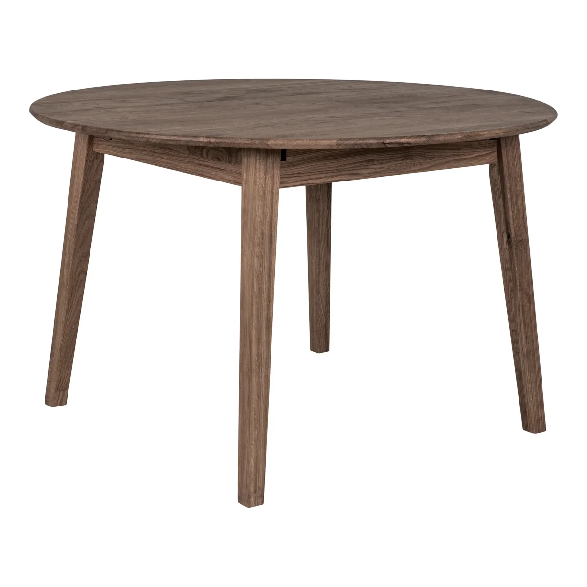 Metz Spisebord - Spisebord, Egetræ, Smoked, Indbyggget Tillægsplade Med Butterflyfunktion Ø118X118-158X75 Cm - Billede 2