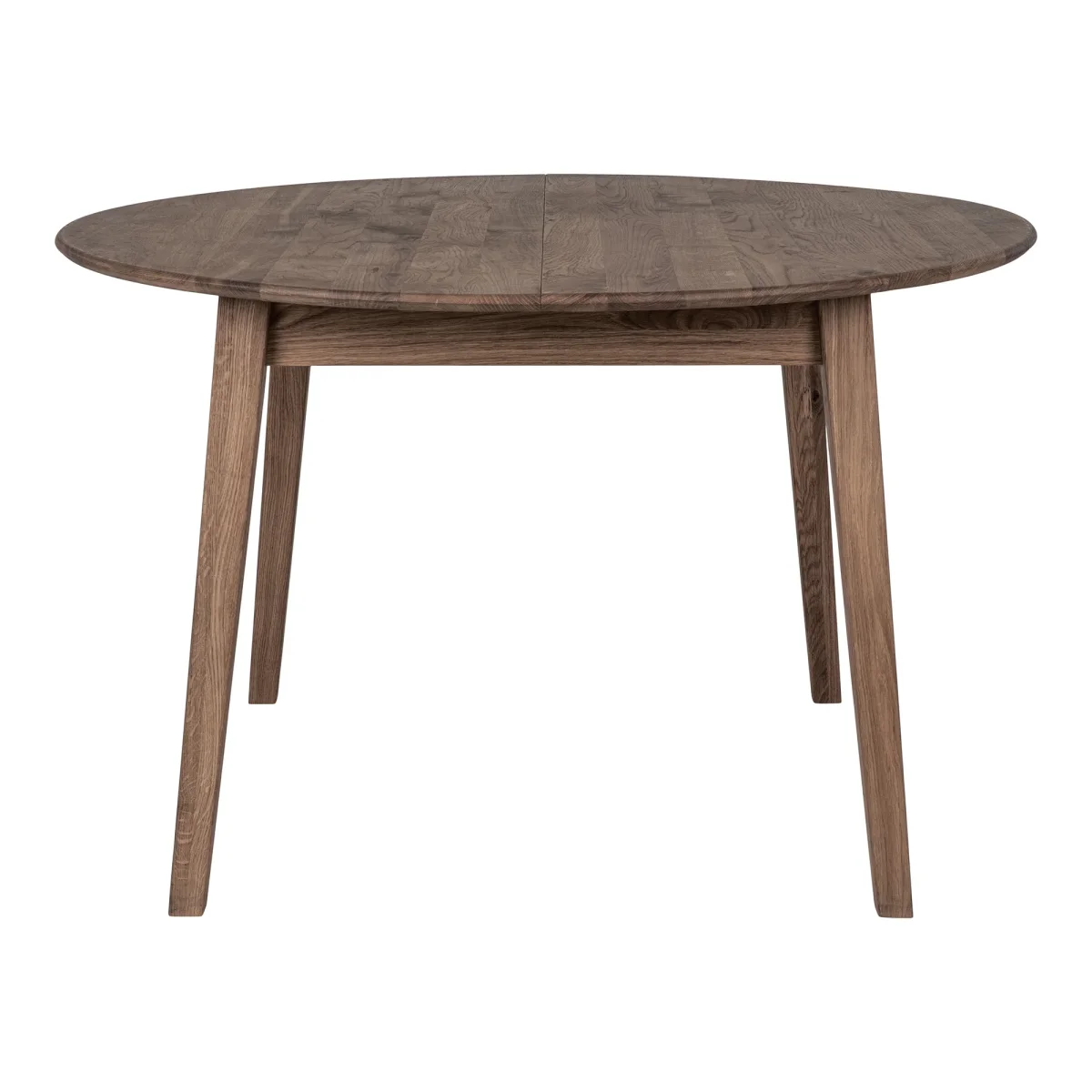 Metz Spisebord - Spisebord, Egetræ, Smoked, Indbyggget Tillægsplade Med Butterflyfunktion Ø118X118-158X75 Cm - Billede 6