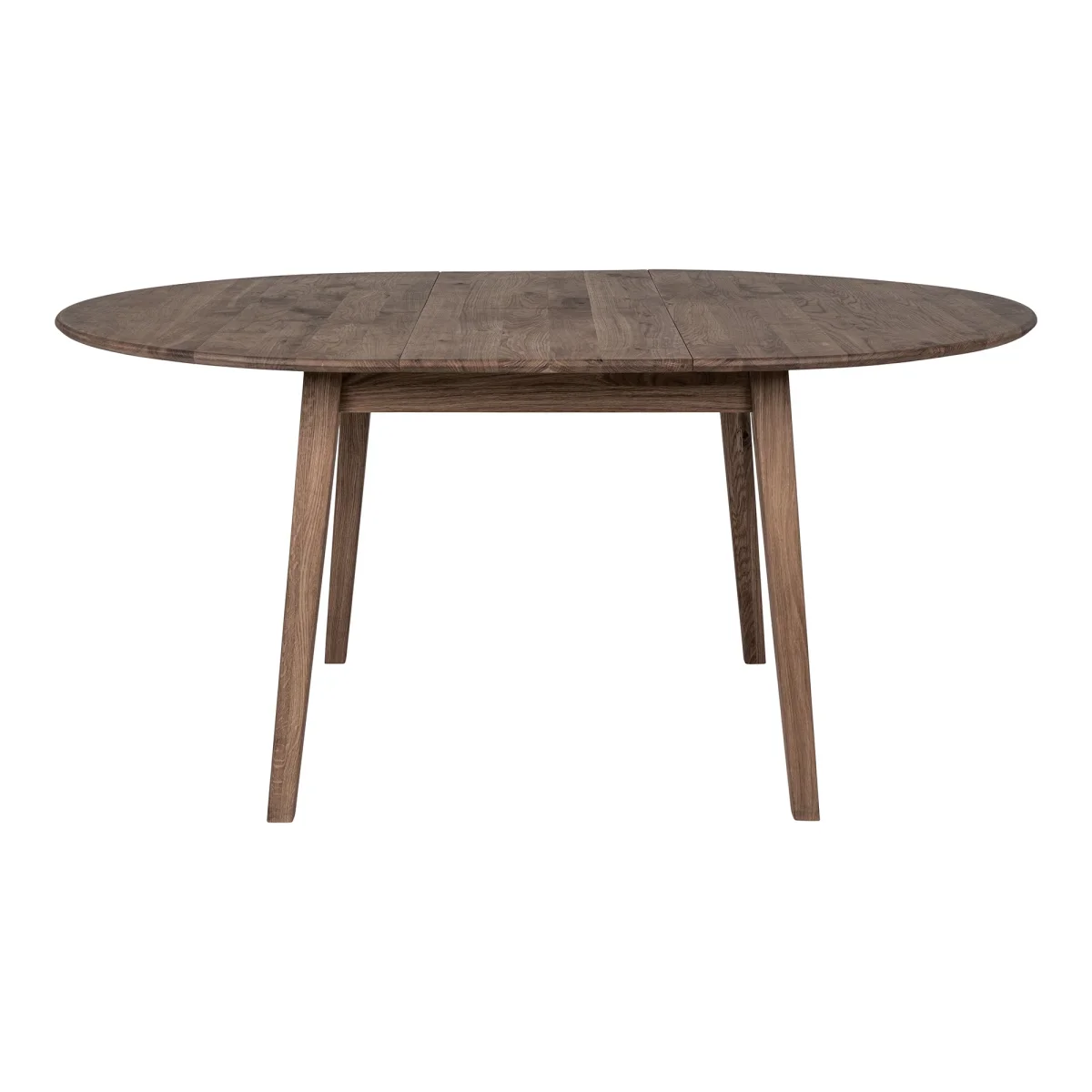 Metz Spisebord - Spisebord, Egetræ, Smoked, Indbyggget Tillægsplade Med Butterflyfunktion Ø118X118-158X75 Cm - Billede 7