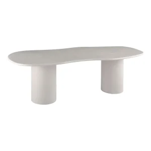Maranola Spisebord - Spisebord, Cement Look, Beige 96X240X76 Cm