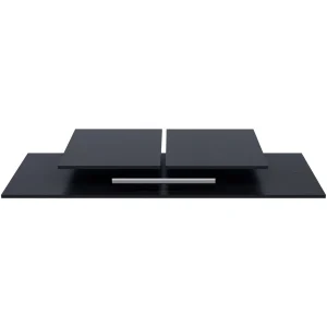 WOOOD - Connect Indretning Sort 2-Dørs Skab Skuffer FSC 121x55x3 cm