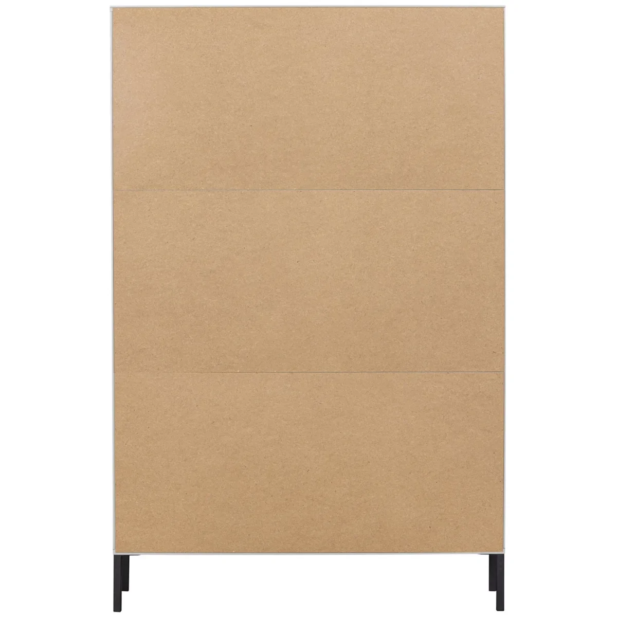 WOOOD Xam Vitrineskab Fyrretræ Cloud Grey FSC - 155x100x40 cm - Billede 7