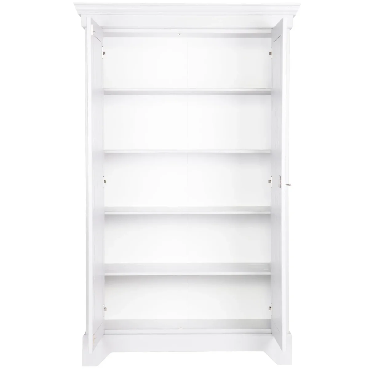 WOOOD - Isabel Skab Fyr Hvid FSC - 191x118x47 cm - Billede 6