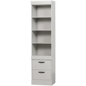 WOOOD Bold Bogreol Fyrretræ Snow White FSC - 215x54x43 cm