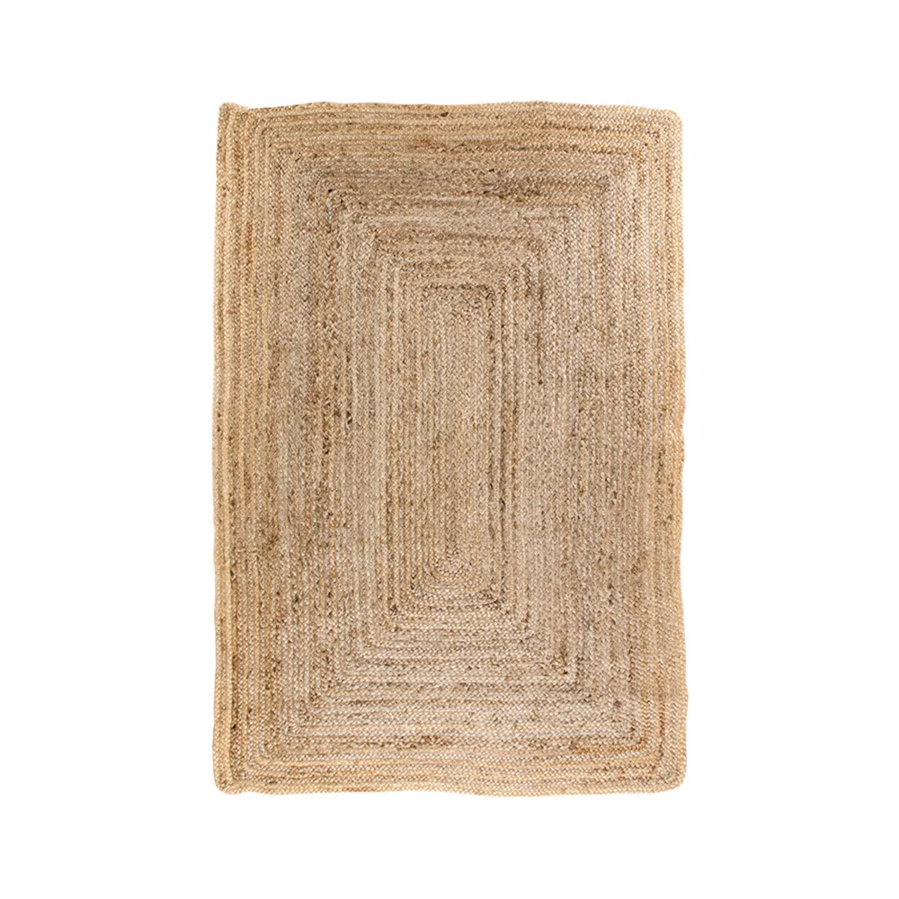 Bombay Tæppe - Tæppe, Flettet Jute, Natur 60X90 Cm - Billede 2