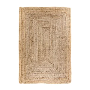 Bombay Tæppe - Tæppe, Flettet Jute, Natur 120X180 Cm
