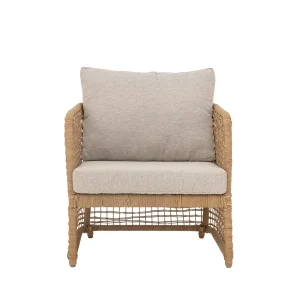 Bloomingville - Penzano Loungestol Polyrattan Natur 70 cm, 2 stk