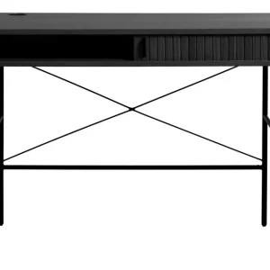Nola Skrivebord, Sort, 120x60x75 cm