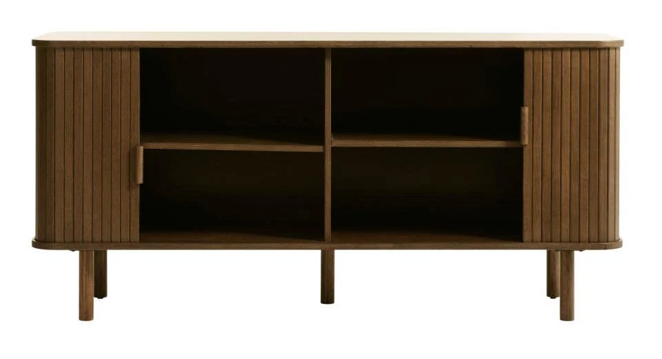 Cavo Skænk 160 cm - Røget Eg med Skydelåger - Billede 6