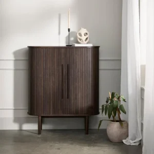Meta Skab, Mørk Espresso Brun, 100x40x118 cm