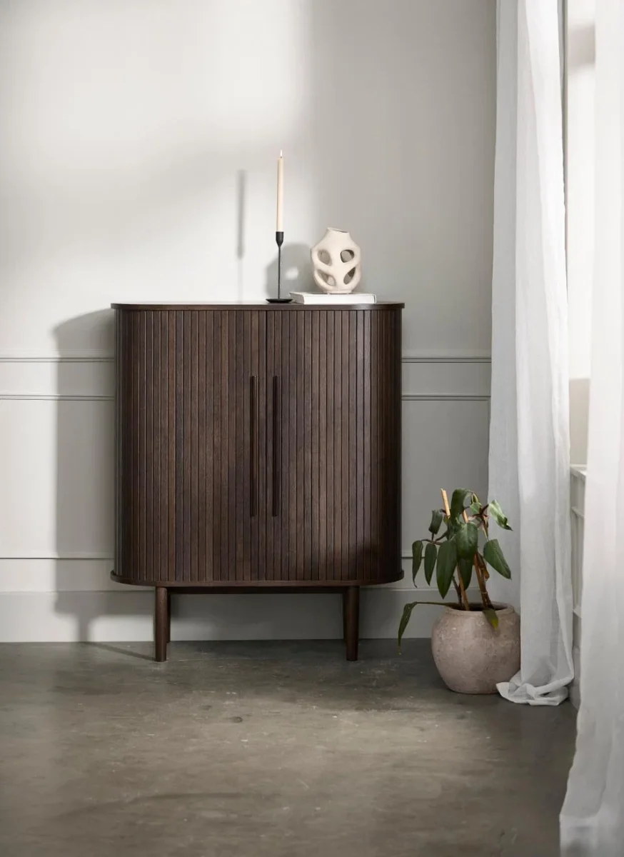 Meta Skab, Mørk Espresso Brun, 100x40x118 cm