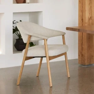 Elk Spisebordsstol, Sand, 63x63x81 cm, Sæt af 2