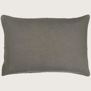 Hør Pude - 50x70 - Soil (45)