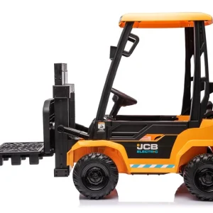 JCB - gaffeltruck elbil, 2x12V/45W motor, litium batteri, løftearm & fjernbetjening