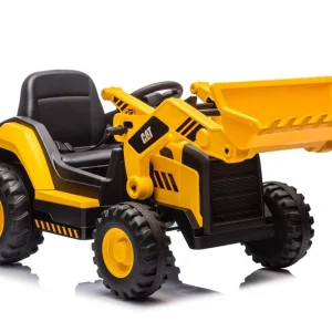 CAT Caterpillar - El traktor med frontskovl, 2x 12V, litium batteri 10,8V 5Ah, fjernbetjening til voksen