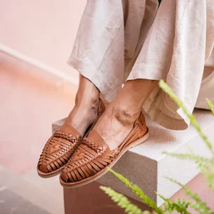 ALEGRE Loafers - Læder - Camel
