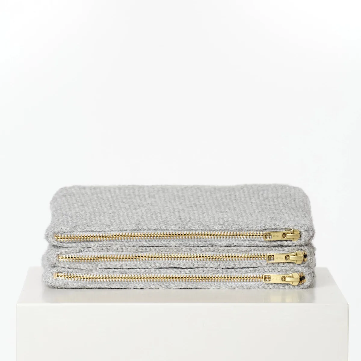 Stine Clutch - Alpakauld - Grey Melange - Billede 4