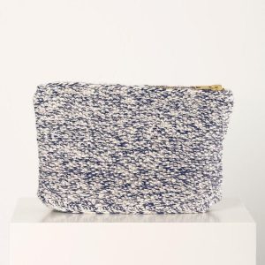 Stine Clutch - Alpakauld - Ecru/Navy