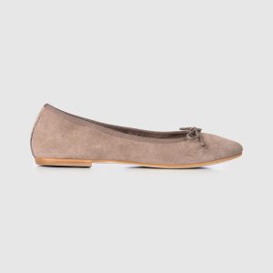 Ballerina - Suede Camel