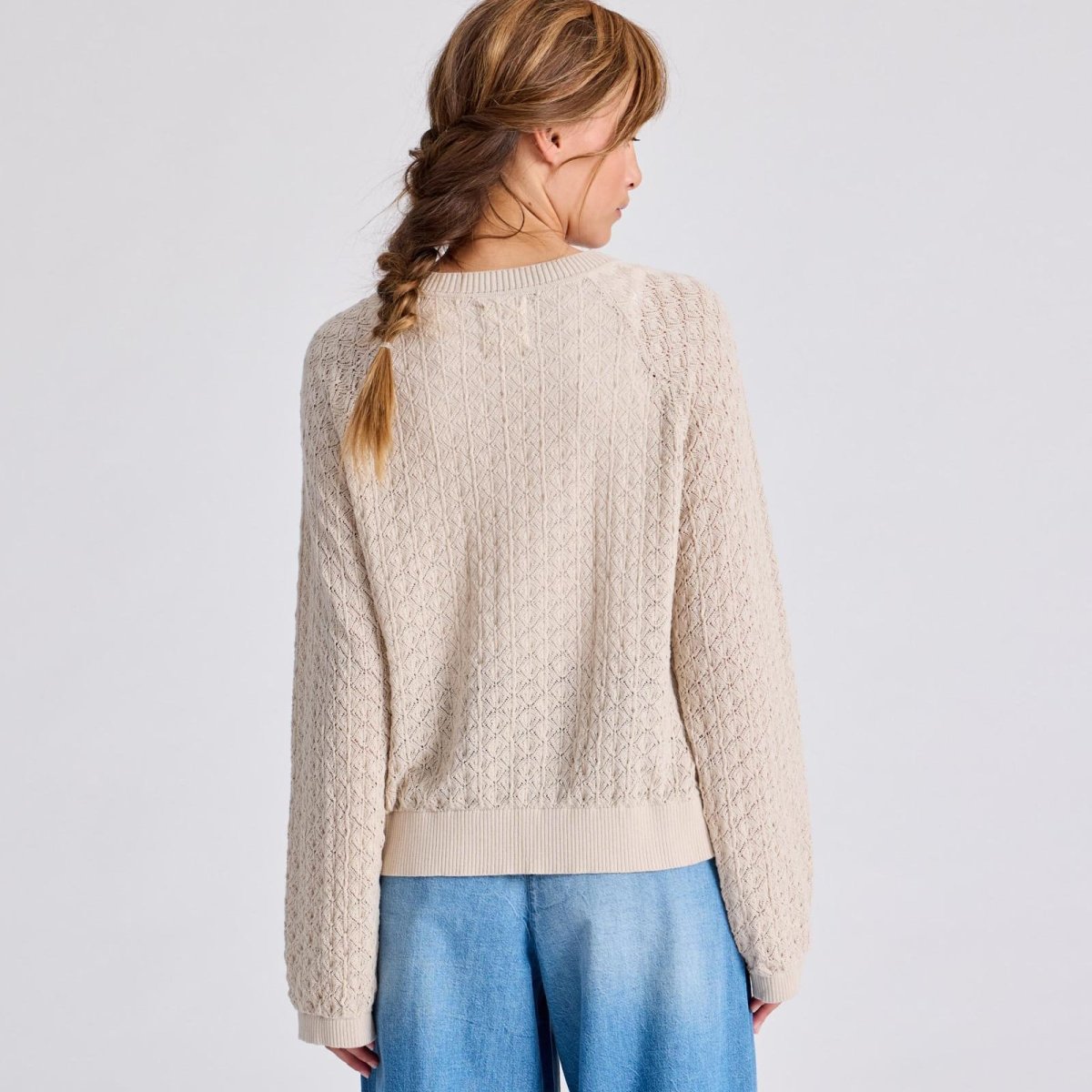 Ilse Cardigan - 100% Øko Bomuld - Ancient Grey - Billede 3