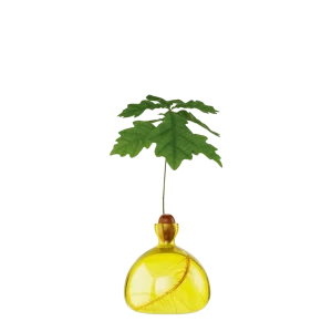 Agern Vase - Sunlight Yellow