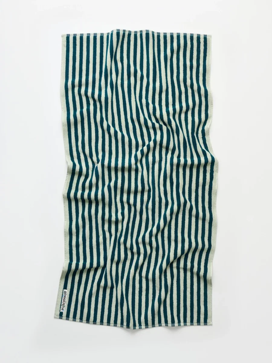 Naram Håndklæde - Sea Foam & Deep Teal - Billede 6