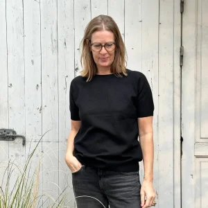 Raglan S/S Crew Neck - Velvet Black