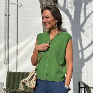 Britt Vest - Cobalt Green