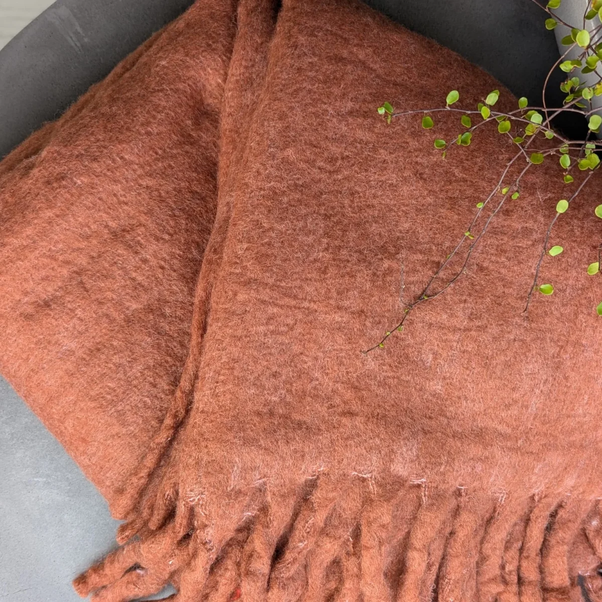 Hygsom - Plaid - Orange/Rød - Billede 3