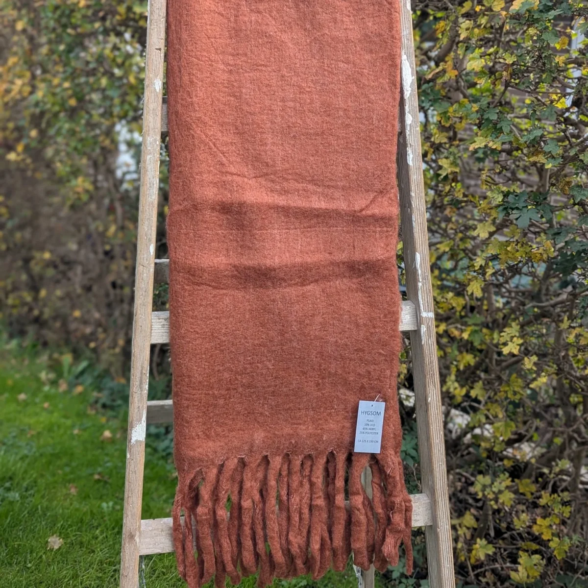 Hygsom - Plaid - Orange/Rød - Billede 5