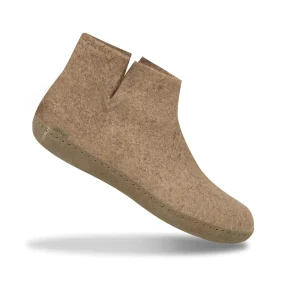 Støvle Med Skindsål - Sand
