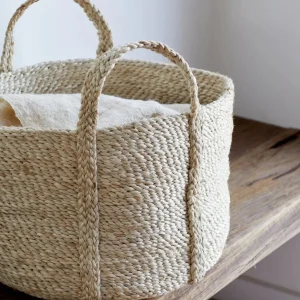 Rund Kurv - Jute - Natural