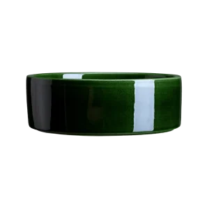 The Hoff Saucer - Glaseret Underskål - Emerald Green
