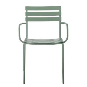 Bloomingville - Monsi Spisebordsstol Metal Grøn 80 cm, 4 stk