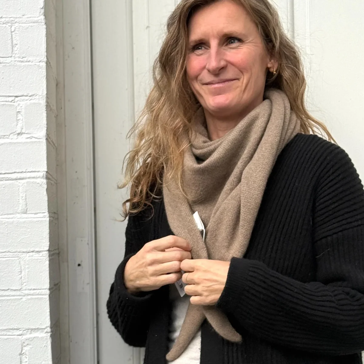 Geneve Tørklæde - Cashmere - Shitake - Billede 3
