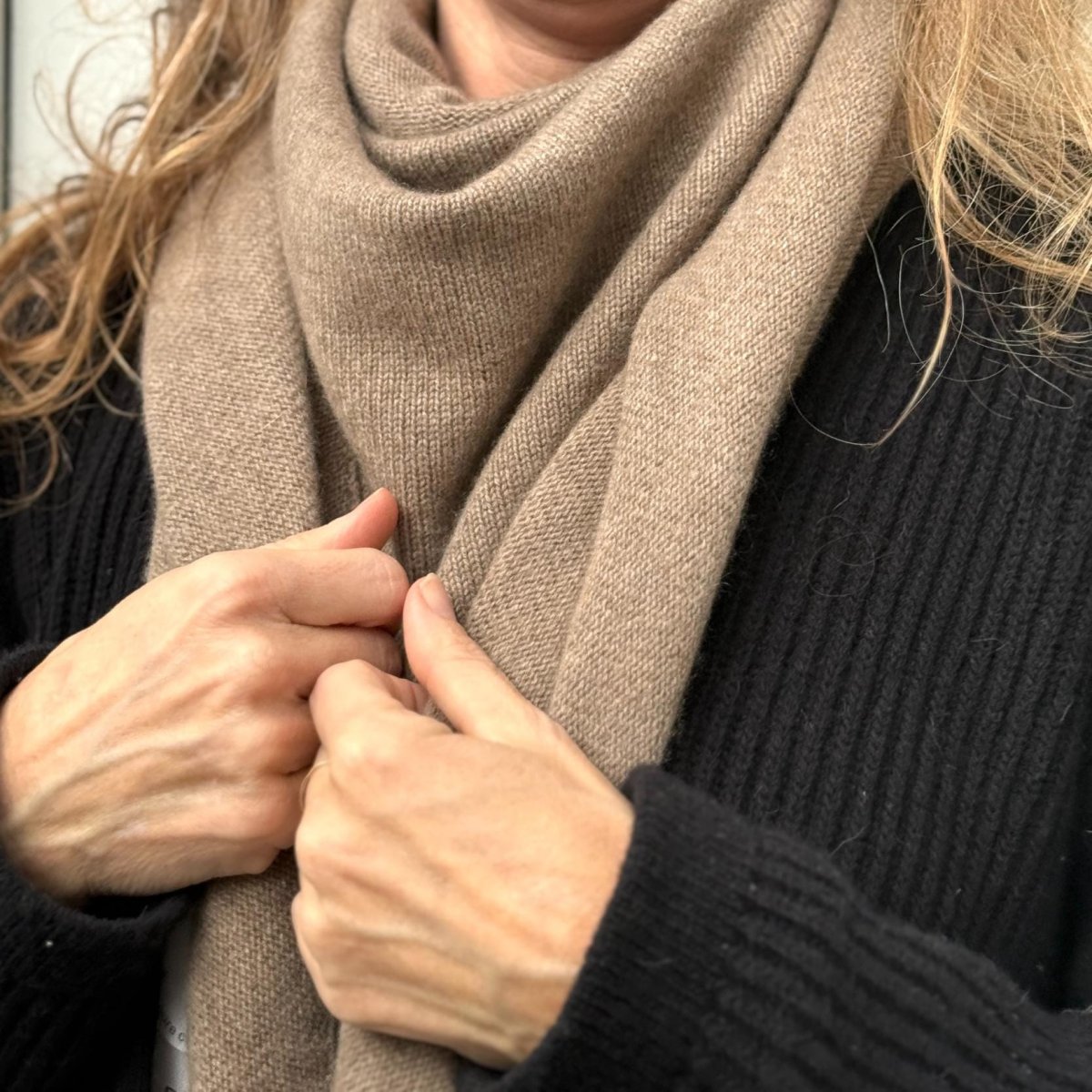 Geneve Tørklæde - Cashmere - Shitake - Billede 2