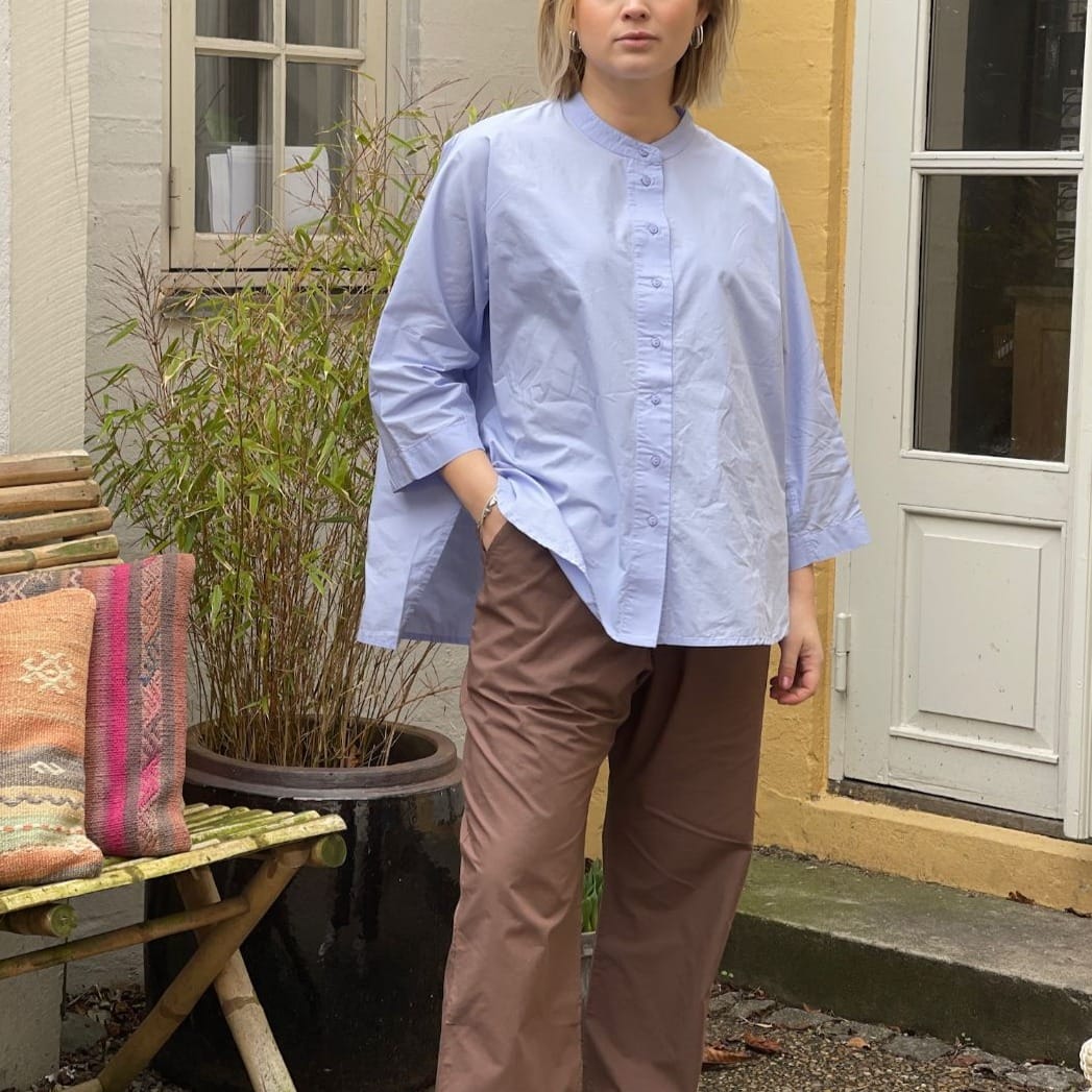 Seoul Skjorte - Øko Bomuld - Baby Lavender - Billede 3