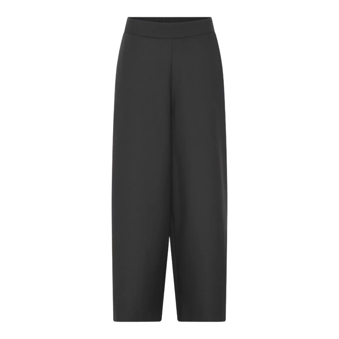 LONG Copenhagen Bukser - WOOL BLEND - Black